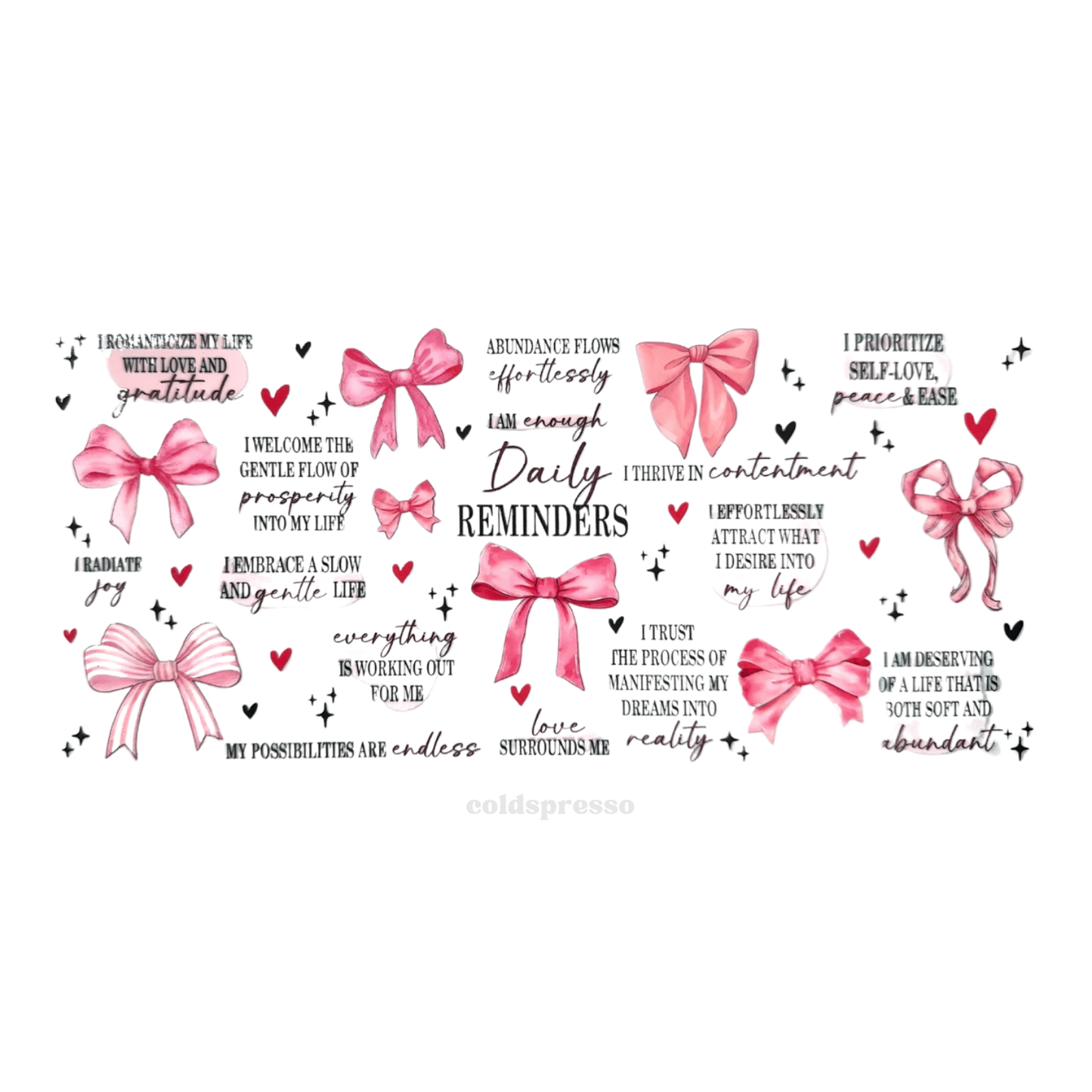 Cup Wrap #356 | Girly Collection