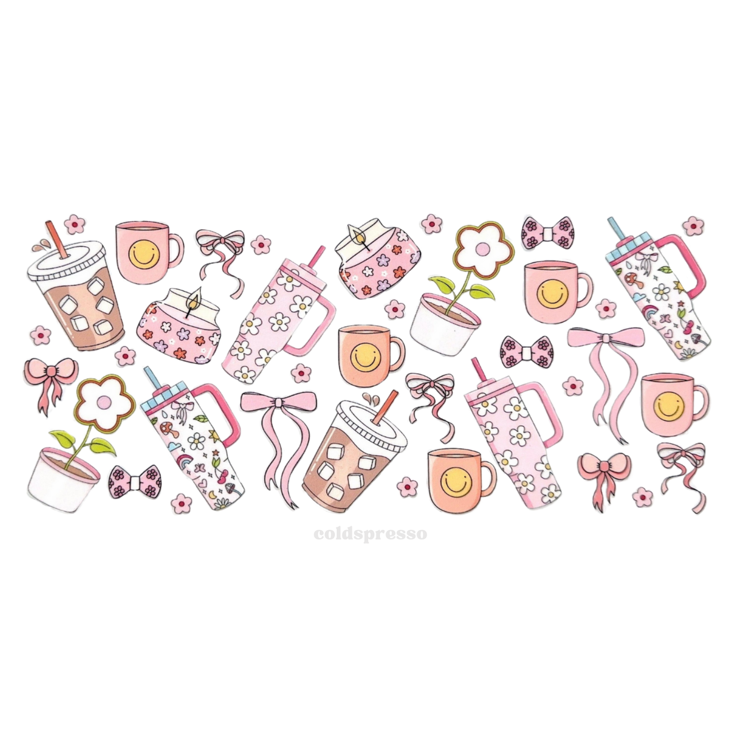 Cup Wrap #131 | Girly Collection