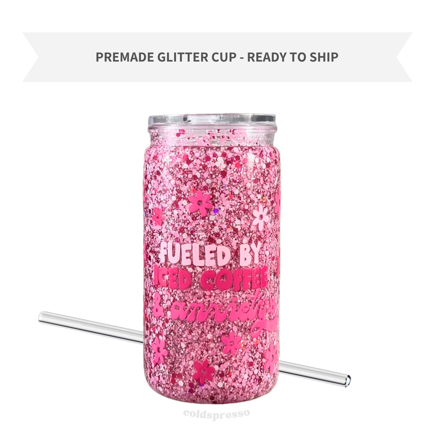 Pretty but Tired | Premade Plastic Cup
