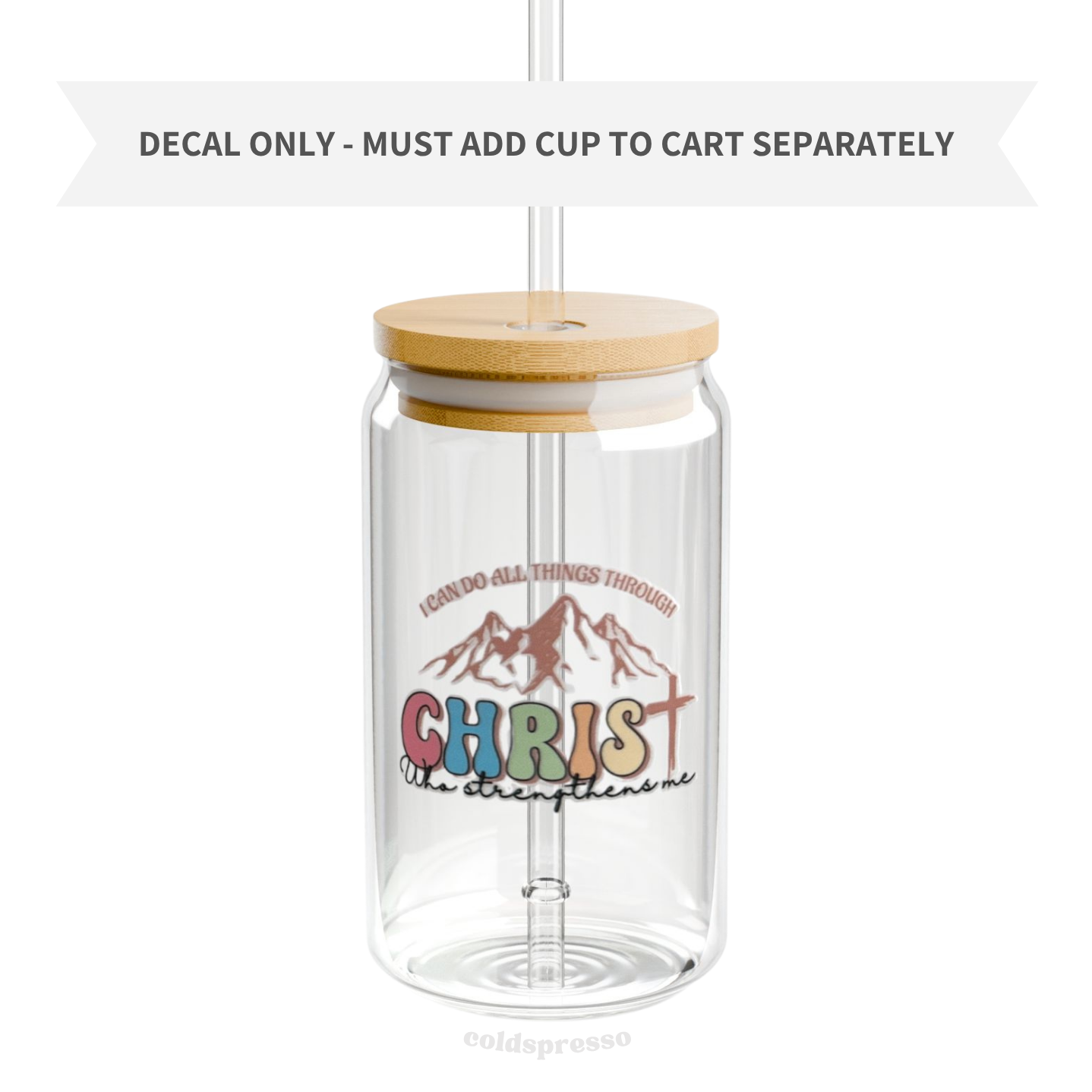 Cup Wrap #317 | Faith Collection