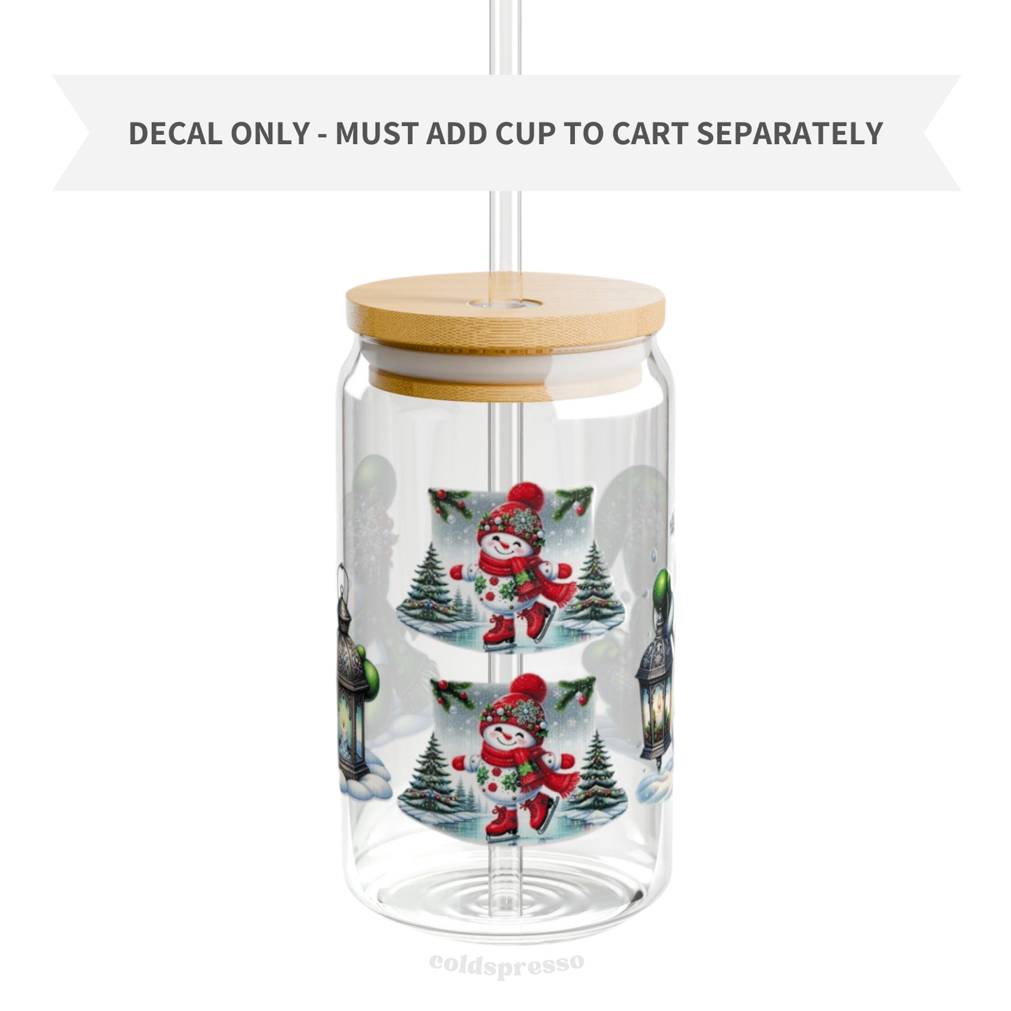 Cup Wrap #190 | Christmas Collection