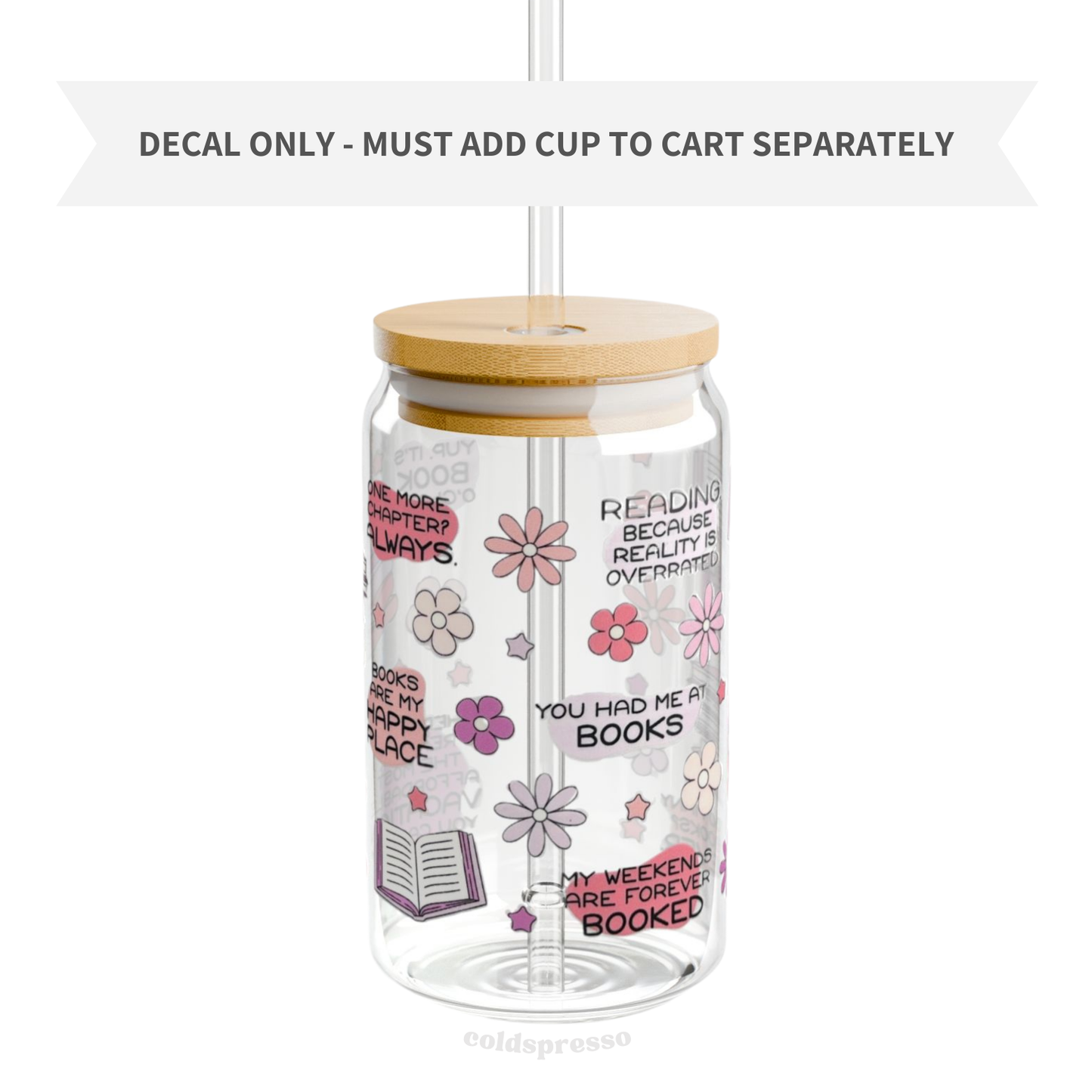 Cup Wrap #161 | Book Lover Collection