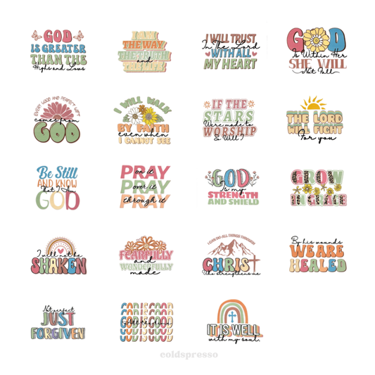 Cup Wrap #317 | Faith Collection