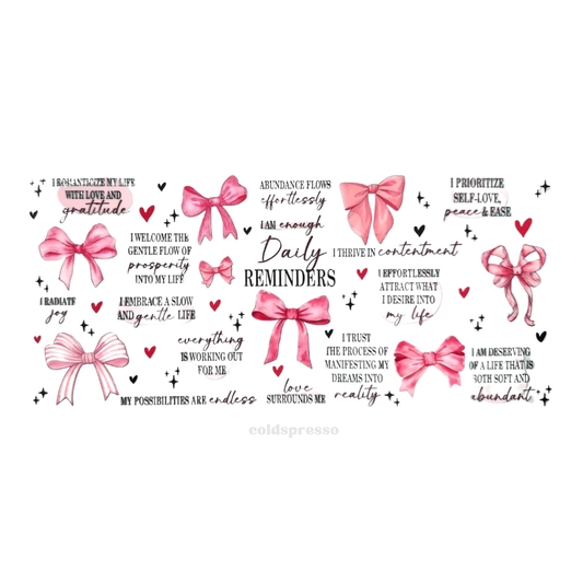 Cup Wrap #356 | Girly Collection