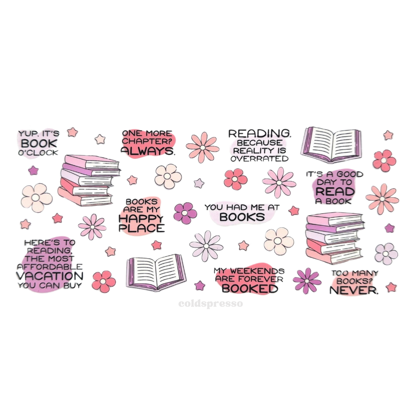 Cup Wrap #161 | Book Lover Collection