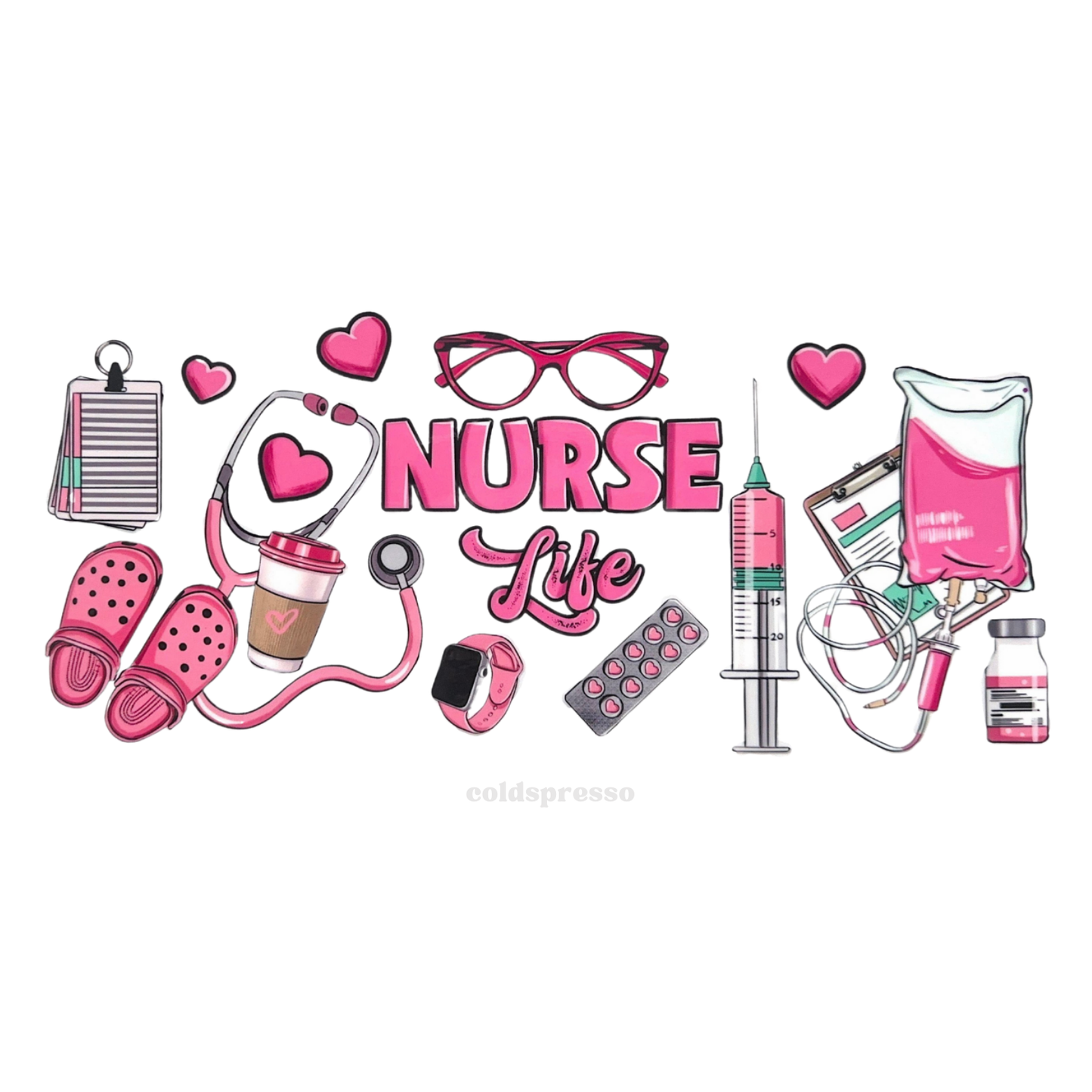 Cup Wrap #177 | Nurse Collection