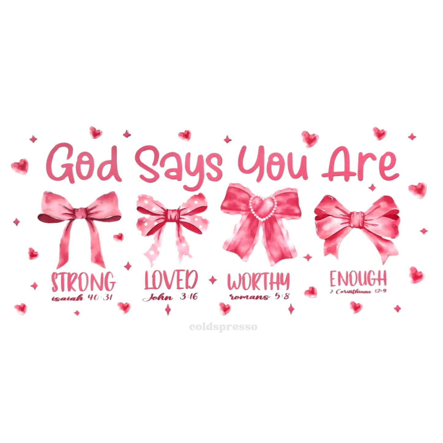 Cup Wrap #358 | Girly Collection