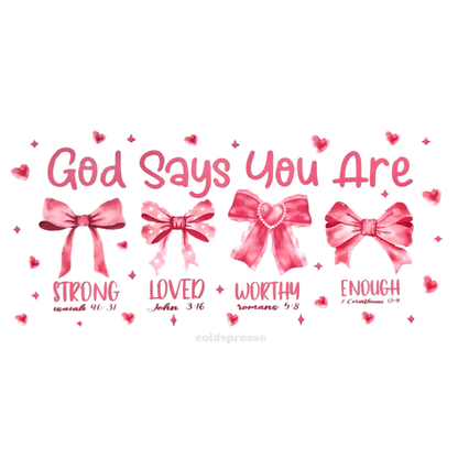 Cup Wrap #358 | Girly Collection