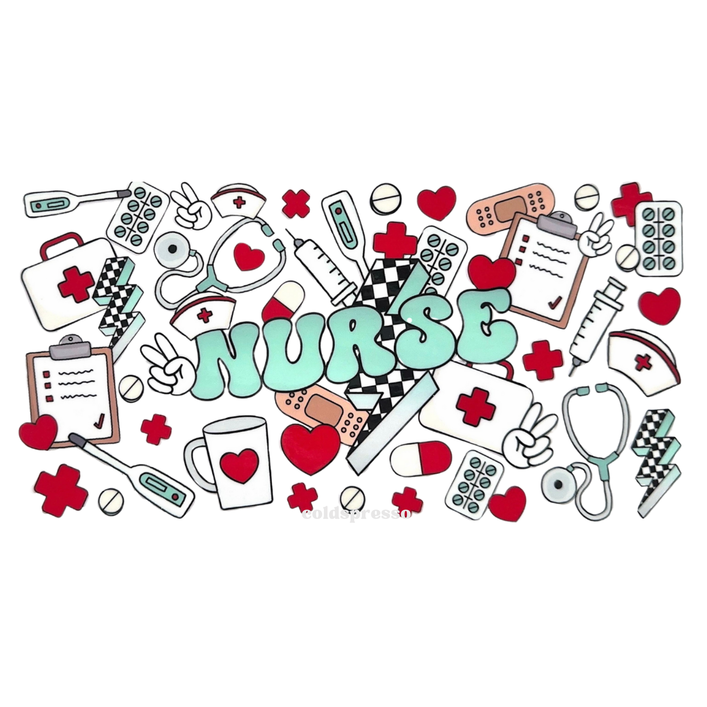 Cup Wrap #175 | Nurse Collection