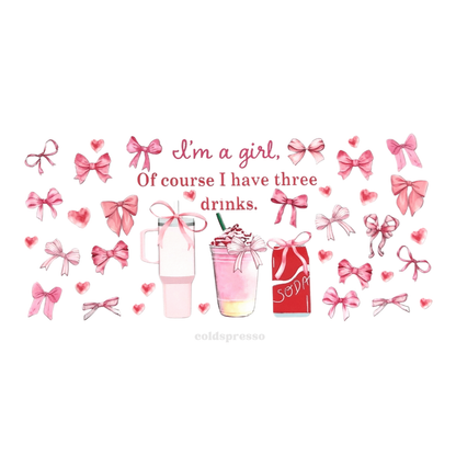 Cup Wrap #360 | Girly Collection