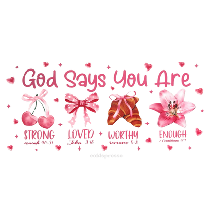 Cup Wrap #359 | Girly Collection