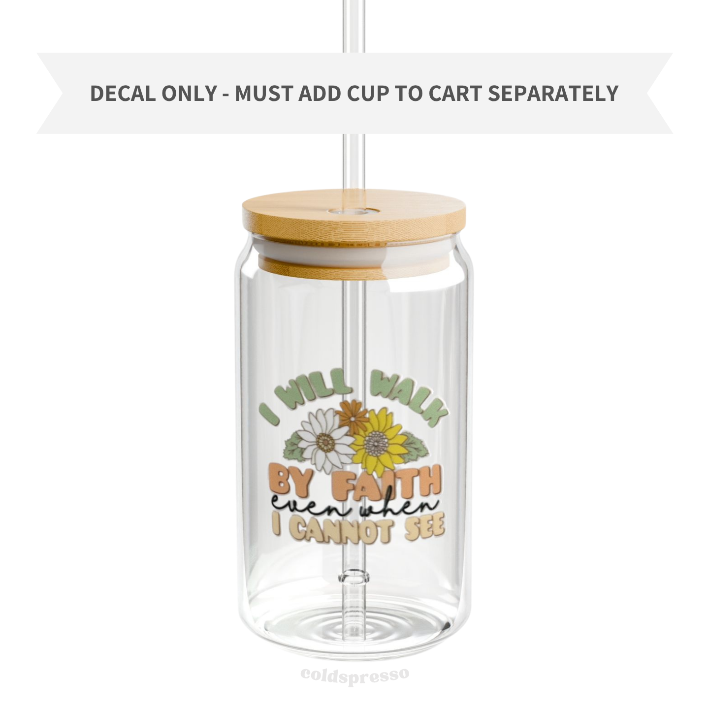 Cup Wrap #317 | Faith Collection