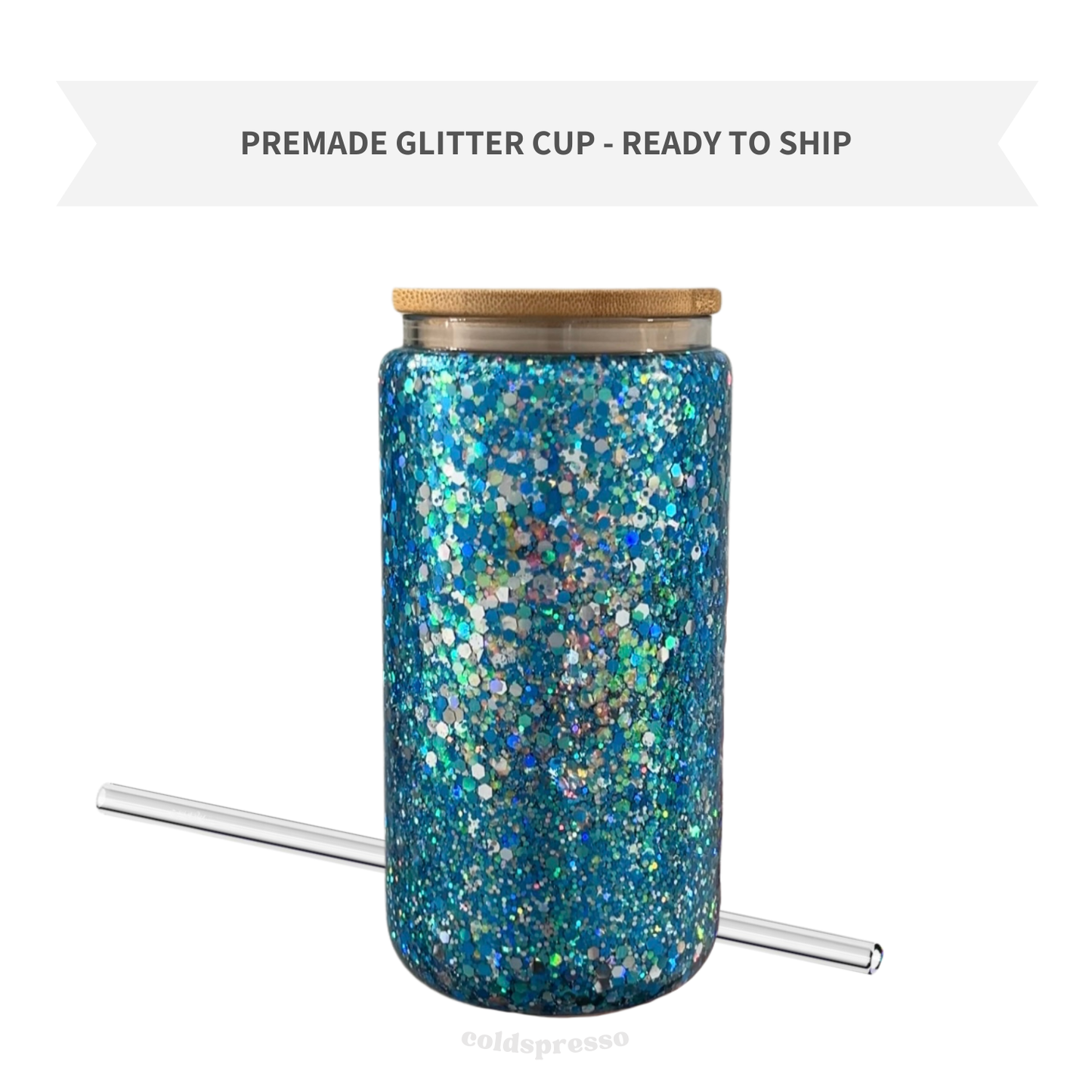 Blue Lagoon | Premade Glass Cup