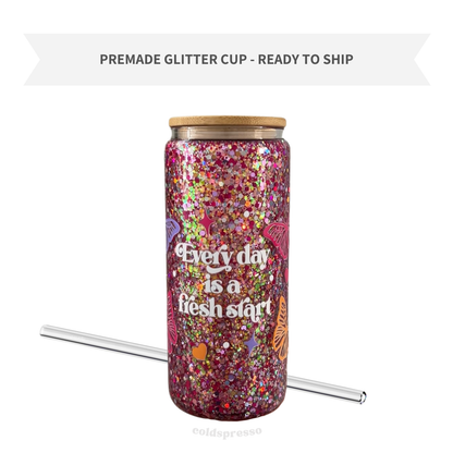 Pink Wisdom | Premade Glass Cup