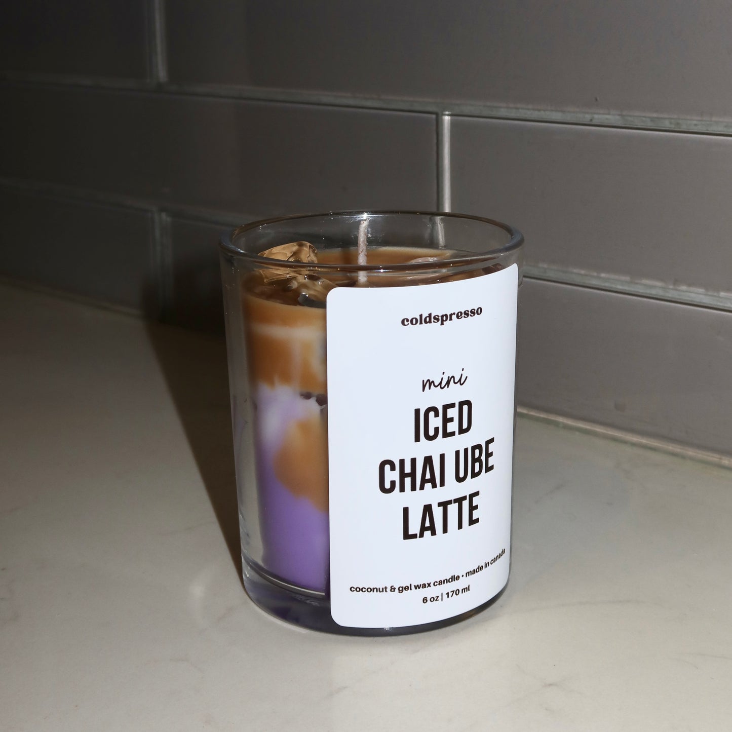 Iced Chai Ube Latte Candle