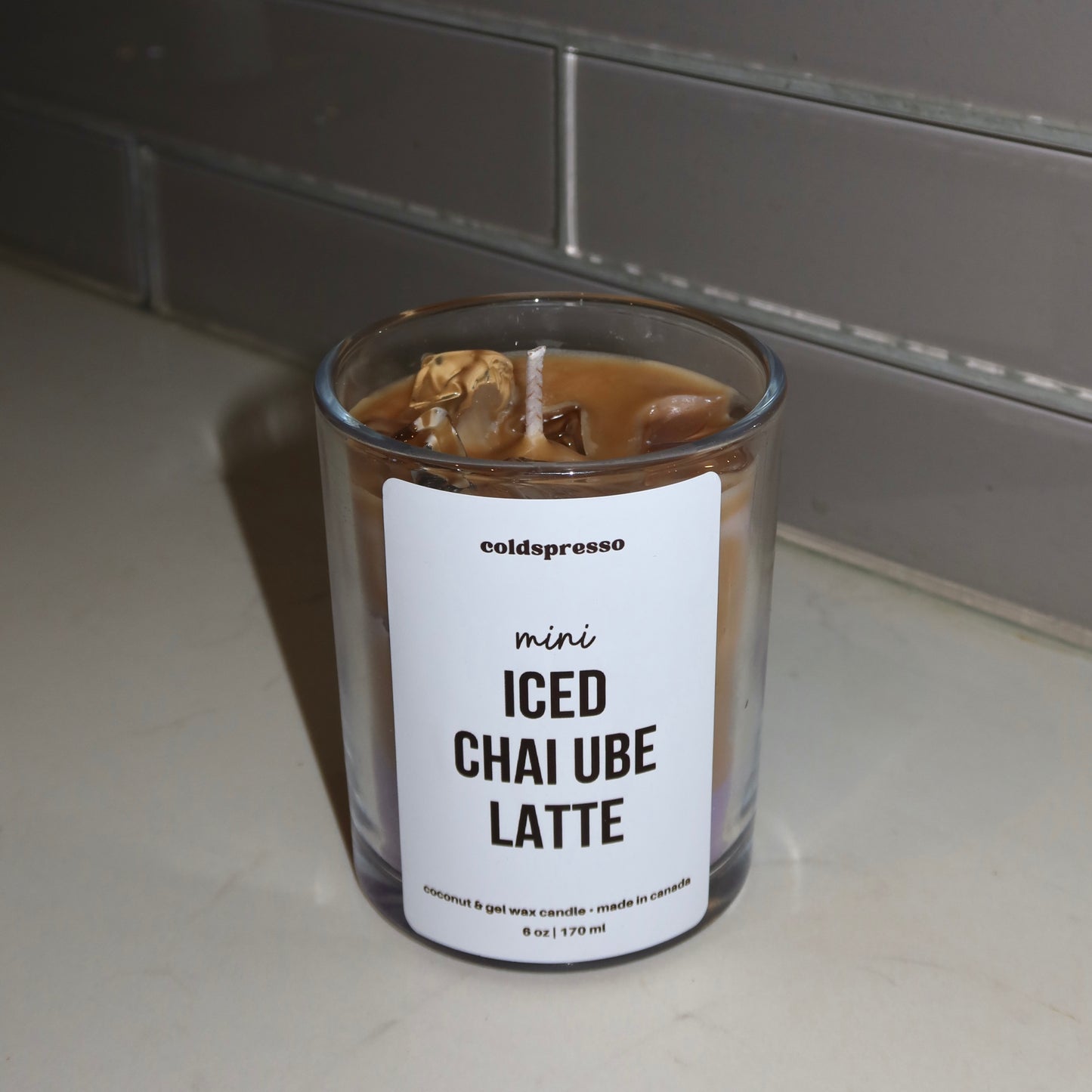 Iced Chai Ube Latte Candle