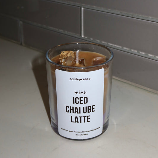 Iced Chai Ube Latte Candle