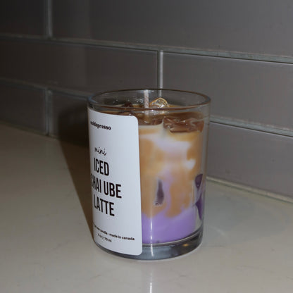 Iced Chai Ube Latte Candle