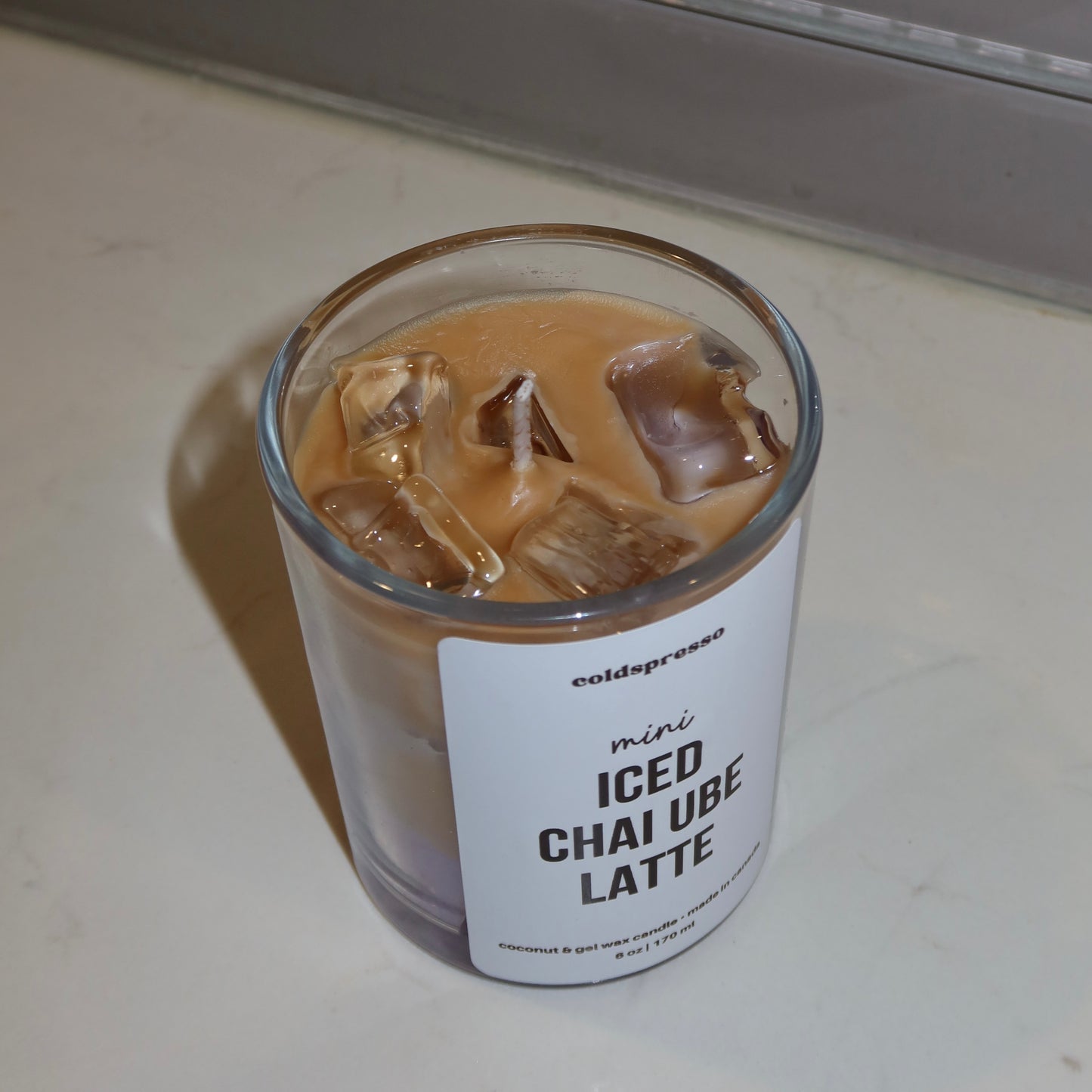 Iced Chai Ube Latte Candle