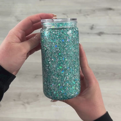 Make Your Own Glitter Snow Globe Plastic Cup