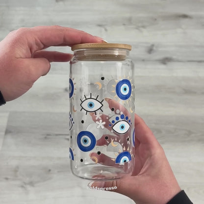 Blue Aura | Premade Glass Cup