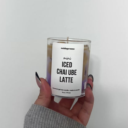 Iced Chai Ube Latte Candle