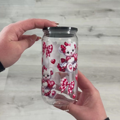 Sweetheart Bear | Premade Plastic Cup
